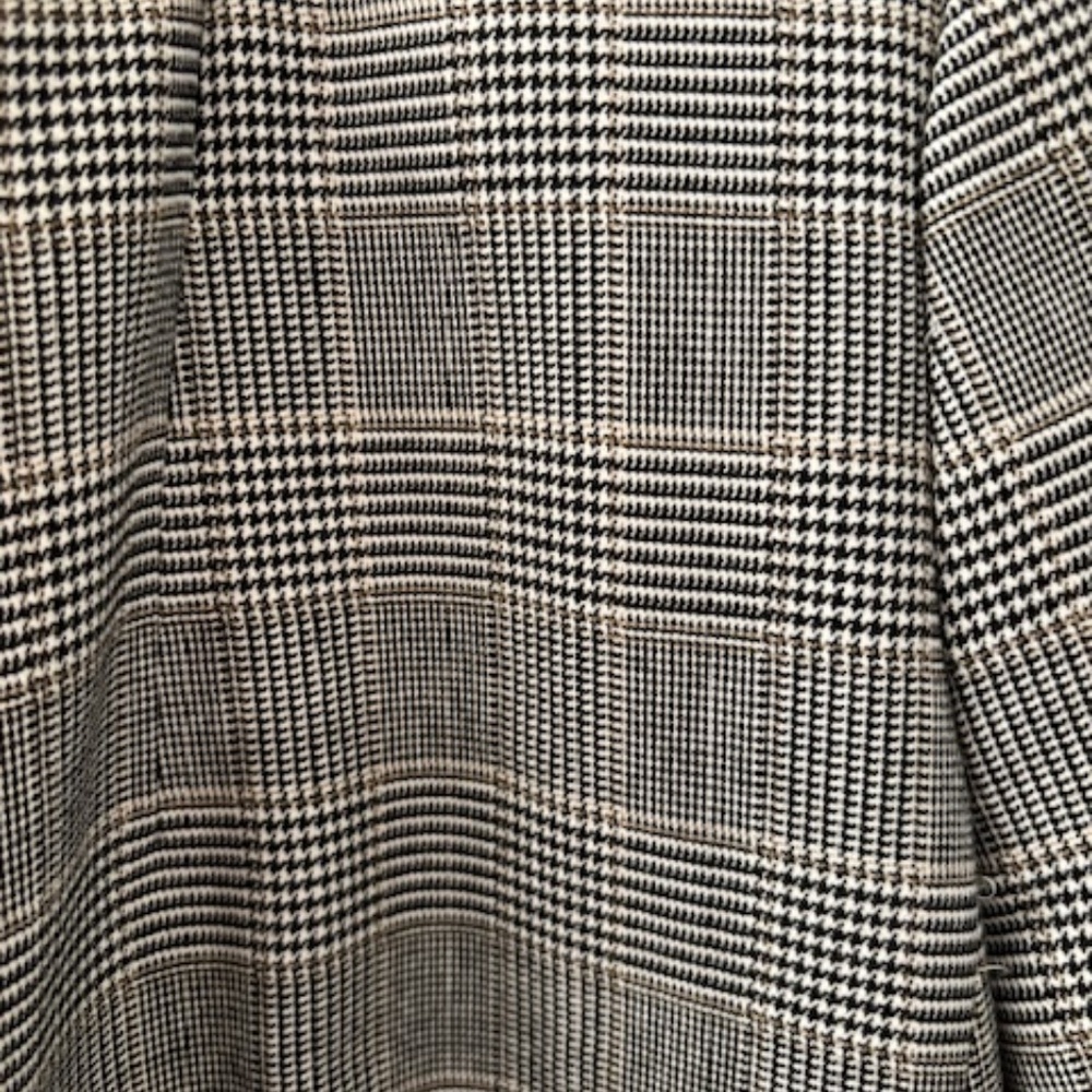 WHBM - Double Breasted Plaid Pattern Jacket - Picture 3 of 7